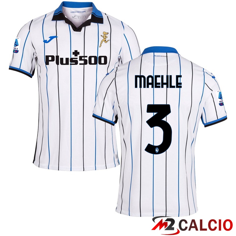 Maglia Atalanta（MAEHLE 3）Seconda Bianco 2021/2022
