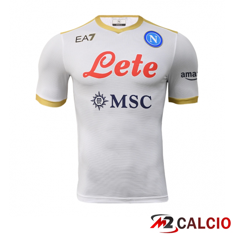 Maglie Calcio SSC Napoli Seconda Bianco 2021/2022