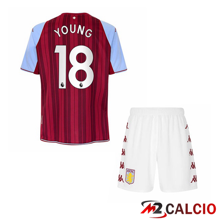 Maglia Aston Villa (Young 18) Bambino Prima Rosso 2021/22