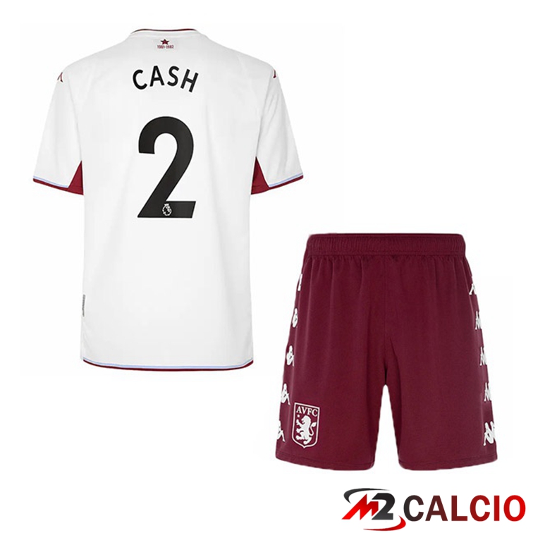 Maglia Aston Villa (Cash 2) Bambino Seconda Bianco 2021/22