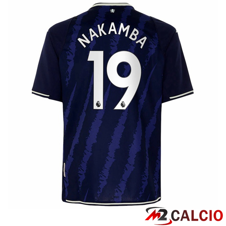 Maglia Aston Villa (Nakamba 19) Terza Blu 2021/22