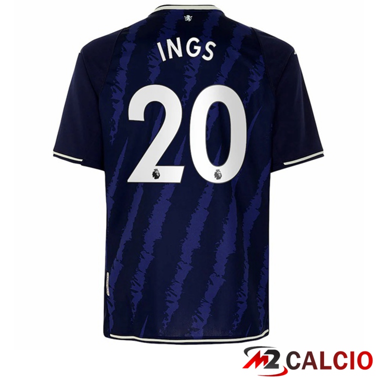 Maglia Aston Villa (Ings 20) Terza Blu 2021/22