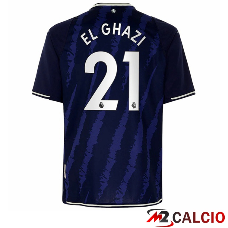 Maglia Aston Villa (El Ghazi 21) Terza Blu 2021/22
