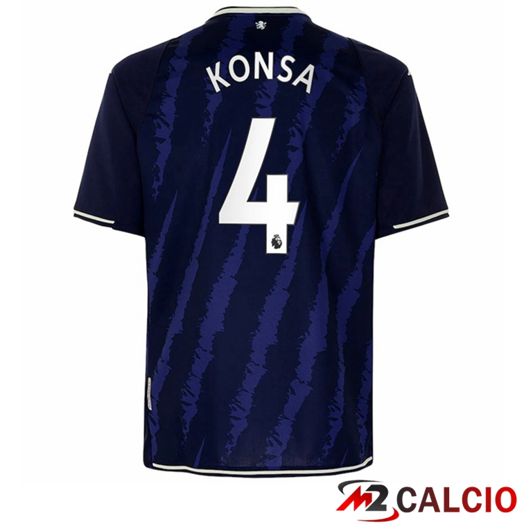 Maglia Aston Villa (Konsa 4) Terza Blu 2021/22