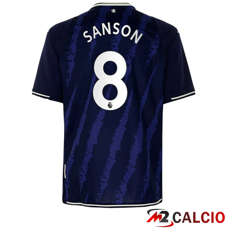 Maglia Aston Villa (Sanson 8) Terza Blu 2021/22