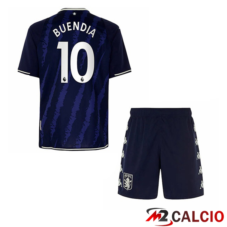 Maglia Aston Villa (Buendia 10) Bambino Terza Blu 2021/22