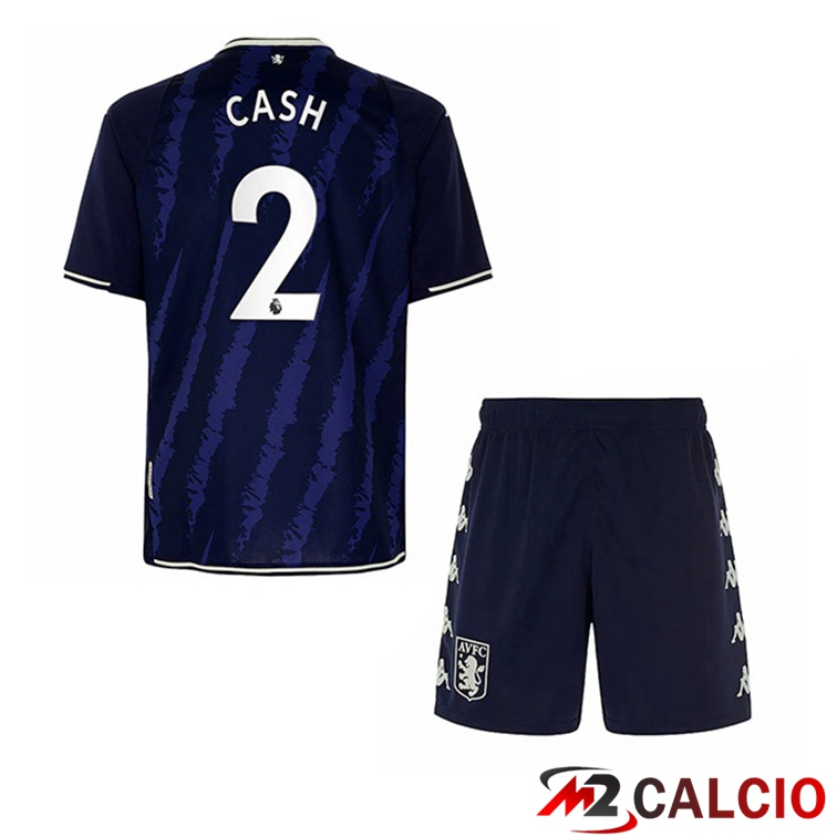 Maglia Aston Villa (Cash 2) Bambino Terza Blu 2021/22