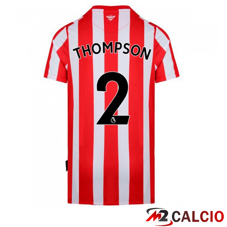 Maglia Brentford FC (THOMPSON 2) Prima Rosso/Bianco 2021/22