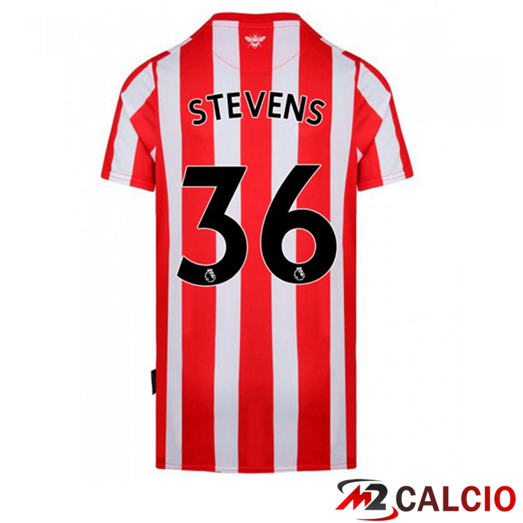 Maglia Brentford FC (STEVENS 36) Prima Rosso/Bianco 2021/22