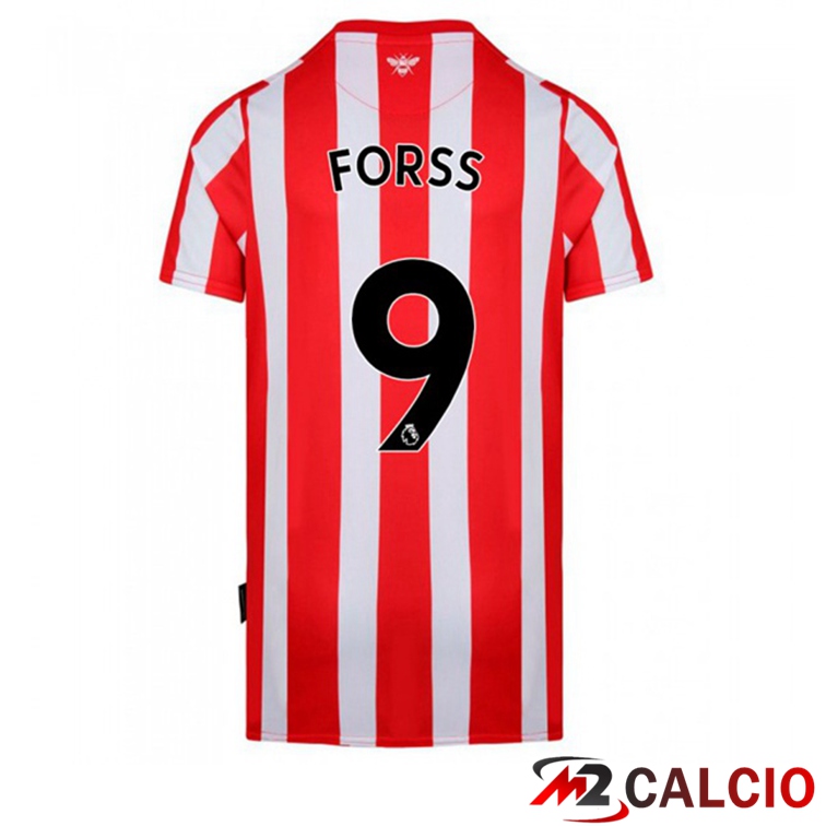 Maglia Brentford FC (FORSS 9) Prima Rosso/Bianco 2021/22