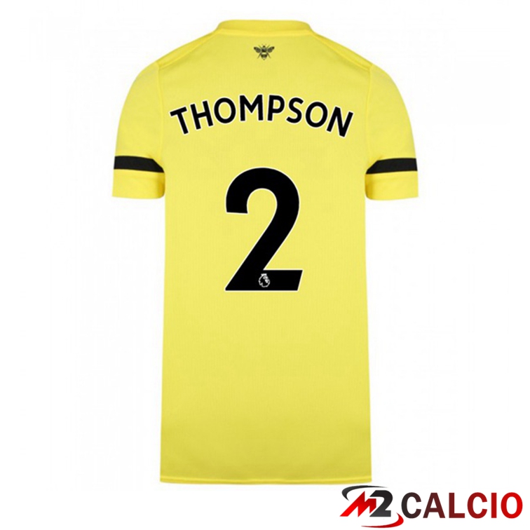 Maglia Brentford FC (THOMPSON 2) Seconda Giallo 2021/22