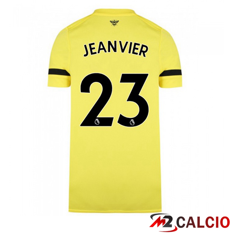 Maglia Brentford FC (JEANVIER 23) Seconda Giallo 2021/22