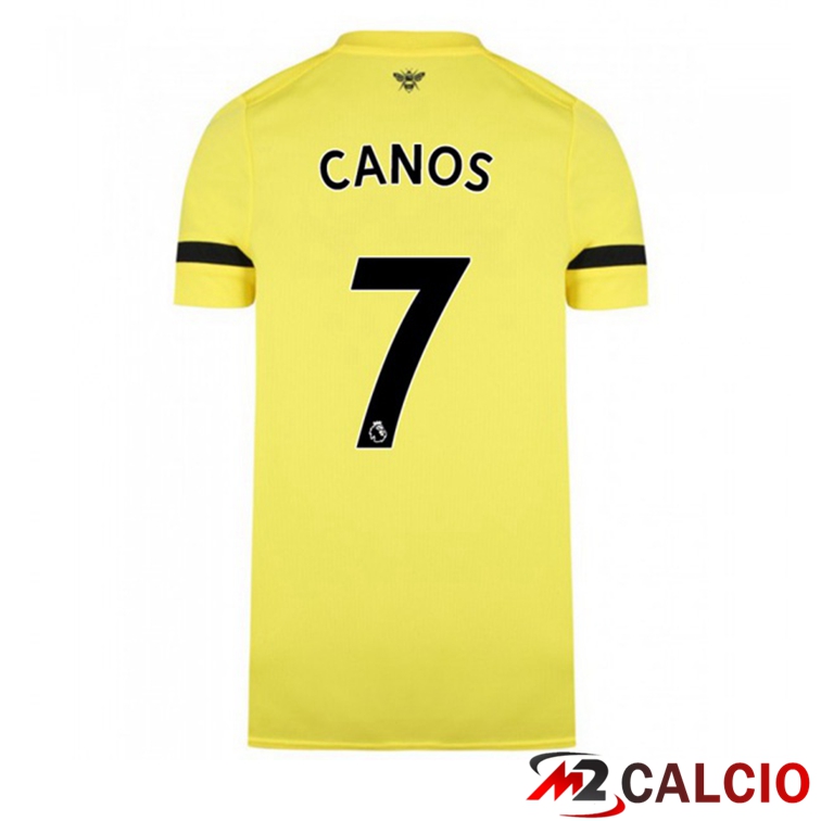 Maglia Brentford FC (CANOS 7) Seconda Giallo 2021/22