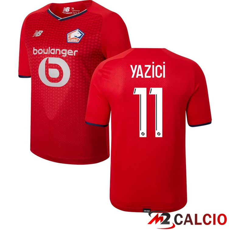 Maglia Lille LOSC (YAZICI 11) Prima Rosso 2021/2022