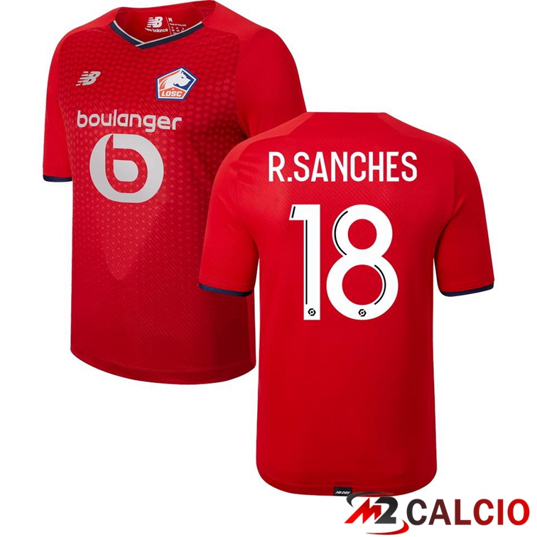 Maglia Lille LOSC (R.SANCHES 18) Prima Rosso 2021/2022