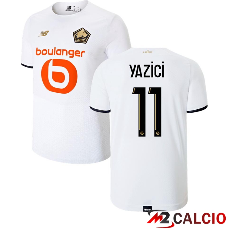 Maglia Lille LOSC (YAZICI 11) Seconda Bianco 2021/2022