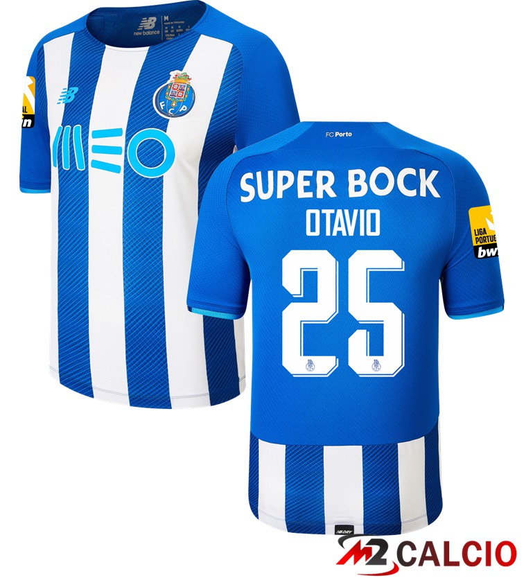 Maglia FC Porto (OTAVIO 25) Prima Bianco/Blu 2021/2022