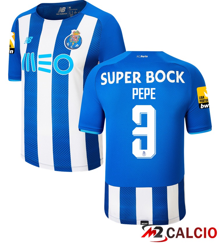 Maglia FC Porto (PEPE 3) Prima Bianco/Blu 2021/2022