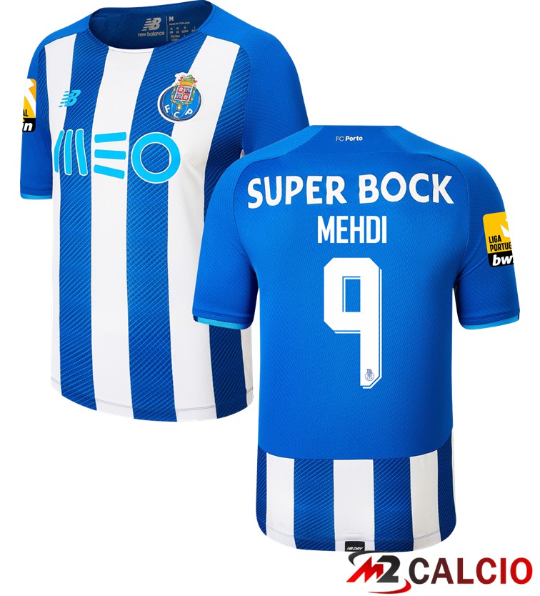 Maglia FC Porto (MEHDI 9) Prima Bianco/Blu 2021/2022
