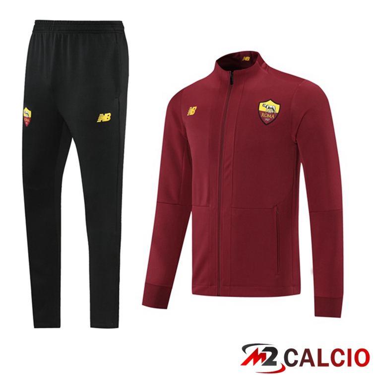 Insieme Tuta Calcio - Giacca AS Roma Rosso 2021/2022
