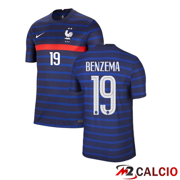 Maglia Nazionale Francia (BENZEMA 19) Prima 2020/2021