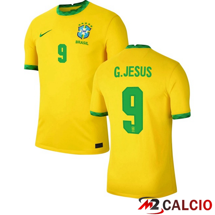 Maglia Nazionale Brasile (G.JESUS 9) Prima 2020/2021