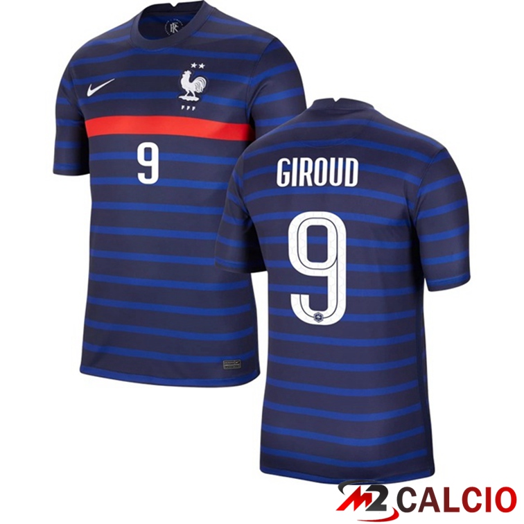 Maglia Nazionale Francia (GIROUD 9) Prima 2020/2021