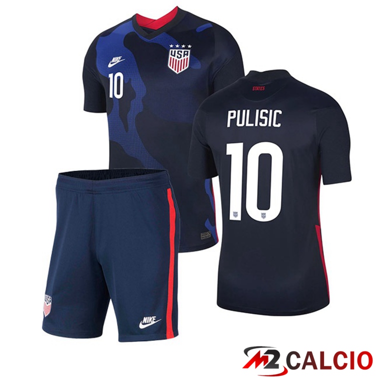 Maglia Nazionale USA (PULISIC 10) Bambino Seconda 2020/2021