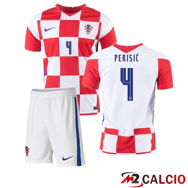 Maglia Nazionale Croazia (PERIŠIĆ 4) Bambino Prima 2020/2021