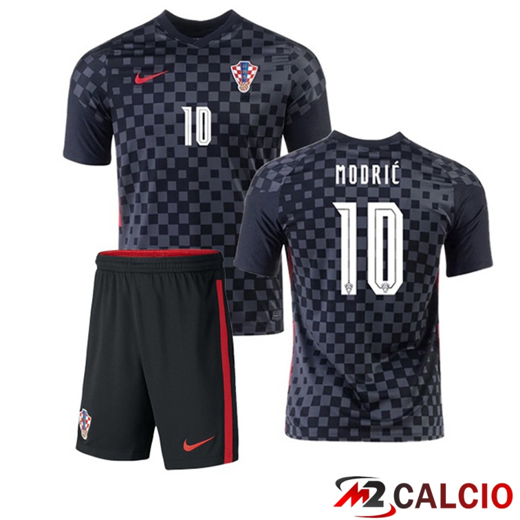 Maglia Nazionale Croazia (MODRIĆ 10) Bambino Seconda 2020/2021