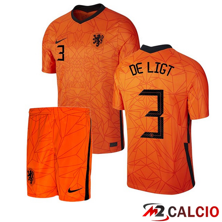 Maglia Nazionale Paesi Bassi (DE LIGT 3) Bambino Prima 2020/2021