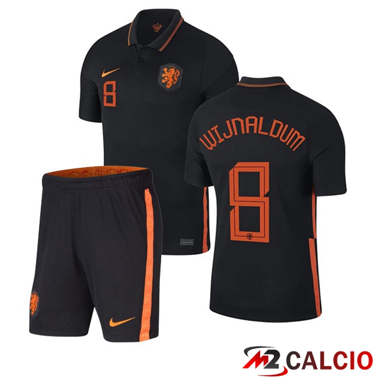 Maglia Nazionale Paesi Bassi (WIJNALDUM 8) Bambino Seconda 2020/2021