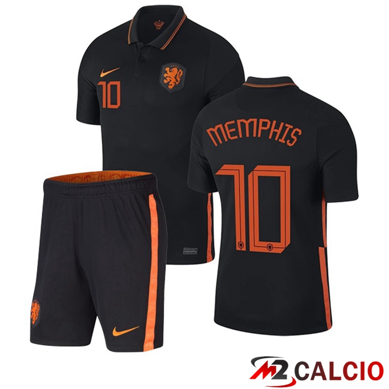 Maglia Nazionale Paesi Bassi (MEMPHIS 10) Bambino Seconda 2020/2021