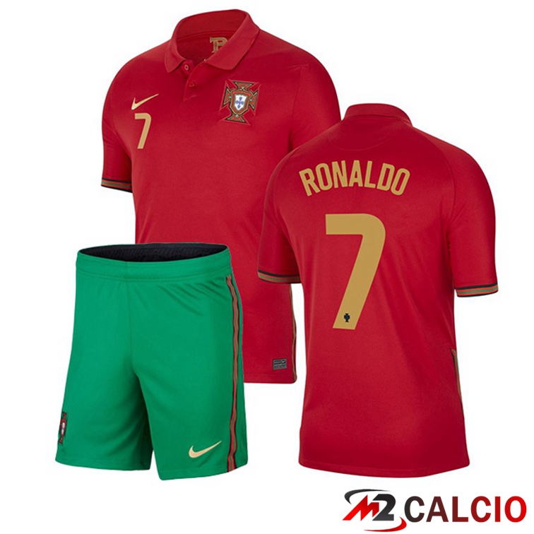 Maglia Nazionale Portogallo (RONALDO 7) Bambino Prima 2020/2021