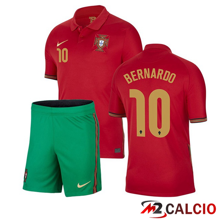 Maglia Nazionale Portogallo (BERNARDO 10) Bambino Prima 2020/2021