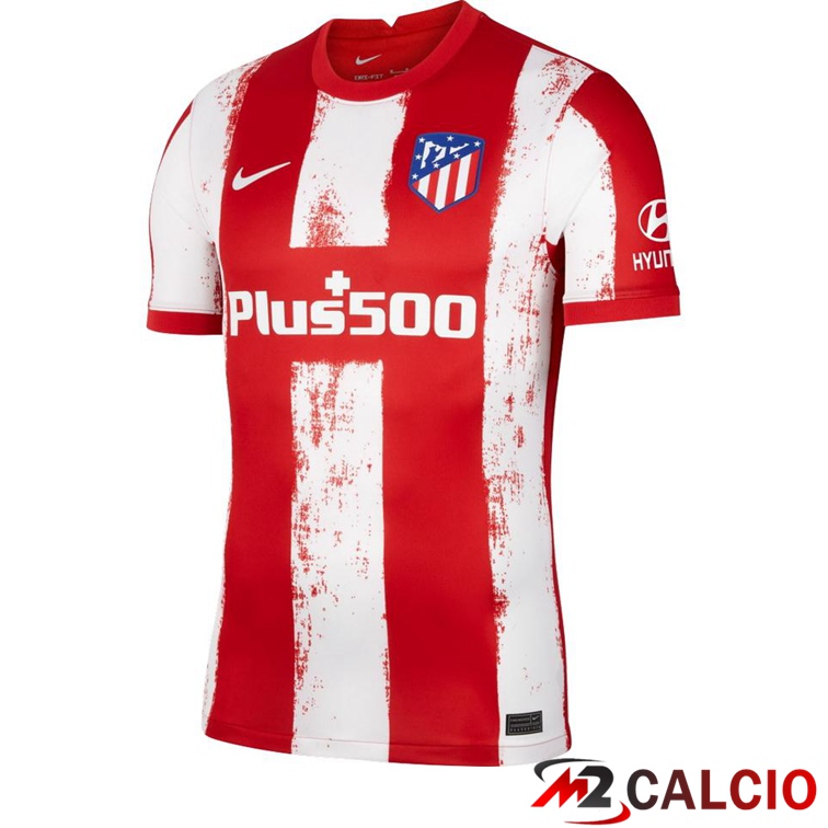 Maglie Calcio Atletico Madrid Prima Rosso/Bianco 2021/2022