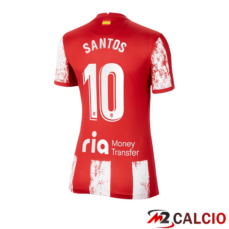 Maglia Atletico Madrid (CORREA 10) Donna Prima Rosso/Bianco 2021/2022
