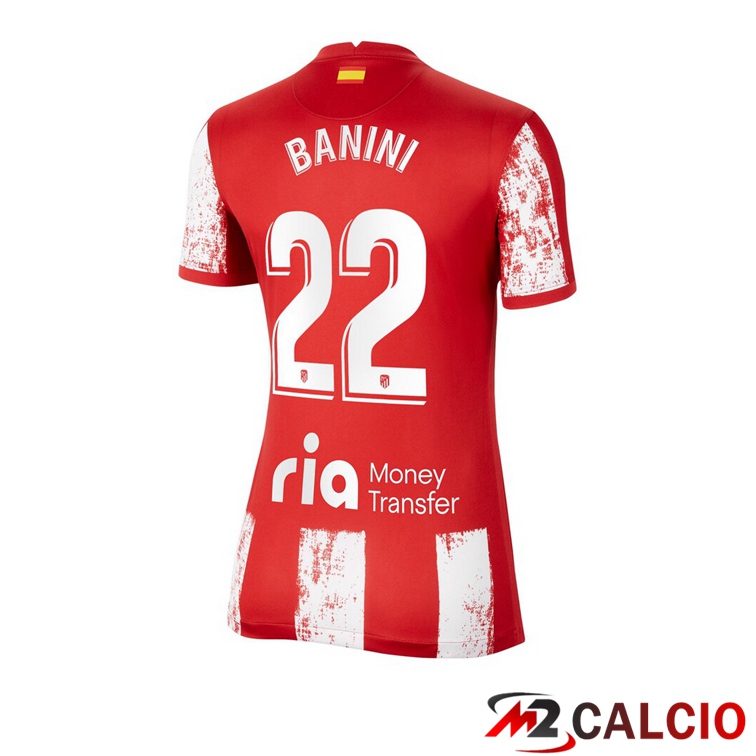 Maglia Atletico Madrid (Hermoso 22) Donna Prima Rosso/Bianco 2021/2022