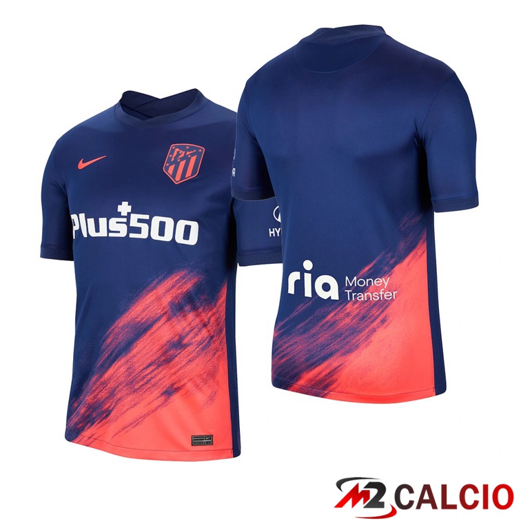 Maglie Calcio Atletico Madrid Seconda Blu Navy 2021/2022