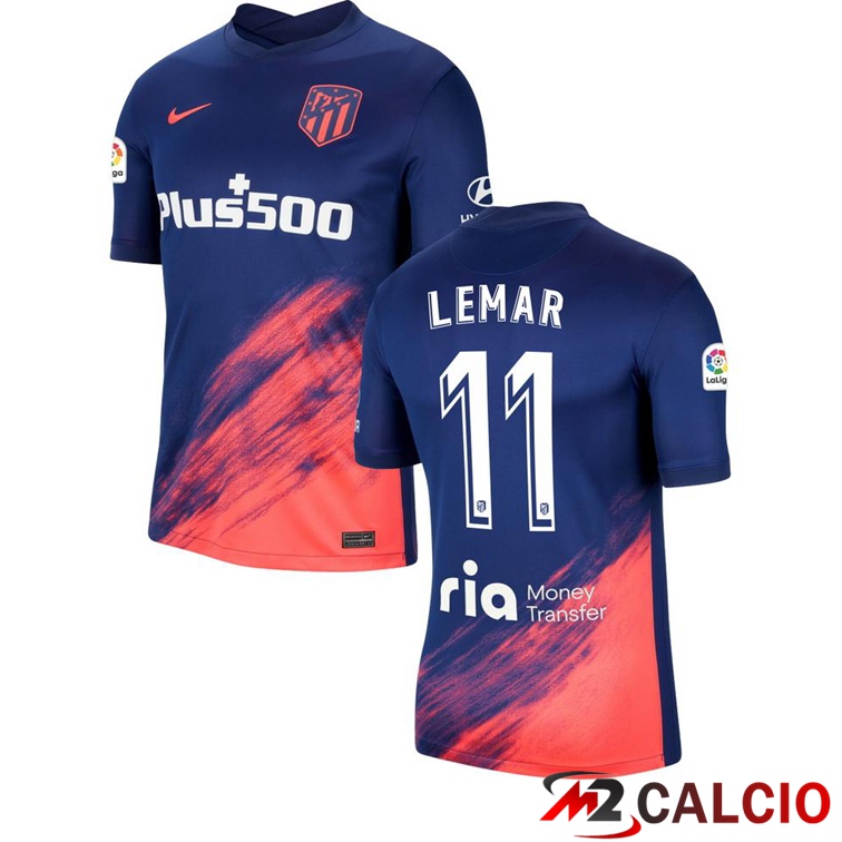 Maglia Atletico Madrid (LEMAR 11) Seconda Blu Navy 2021/2022