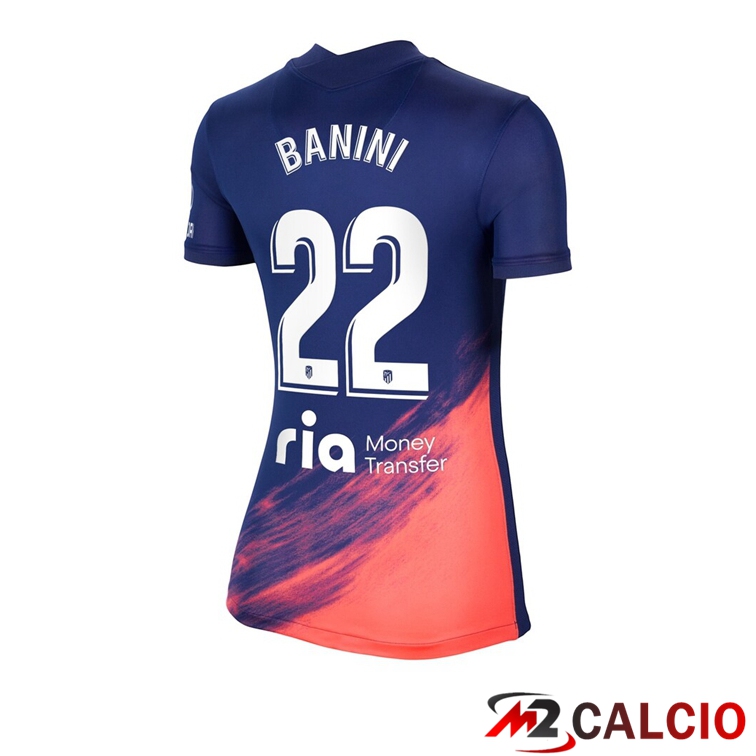 Maglia Atletico Madrid (Hermoso 22) Donna Seconda Blu Navy 2021/2022