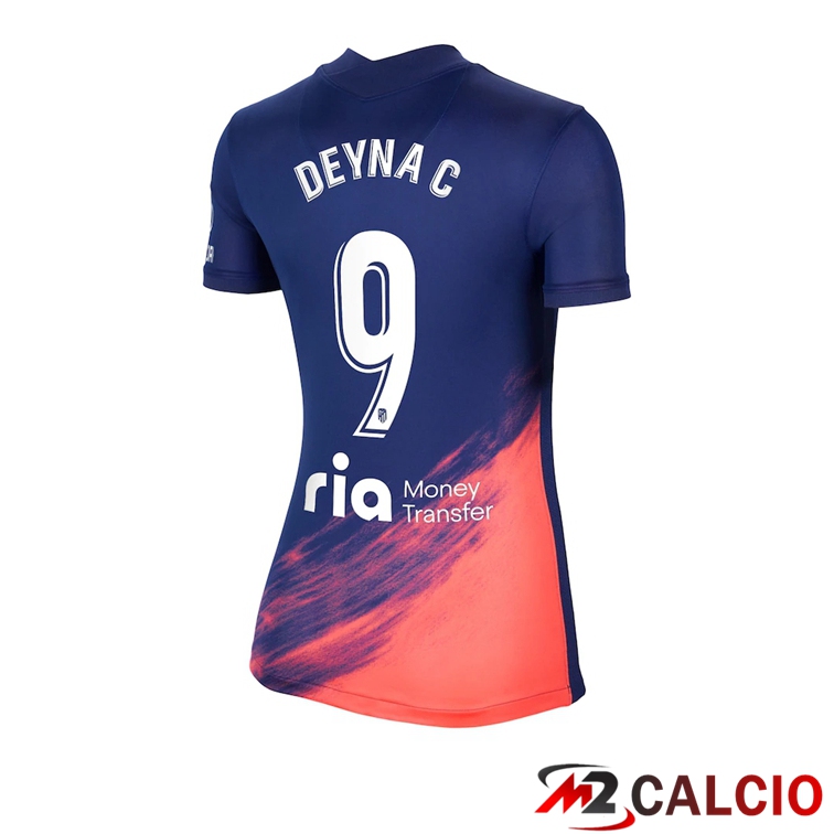 Maglia Atletico Madrid (SUAREZ 9) Donna Seconda Blu Navy 2021/2022