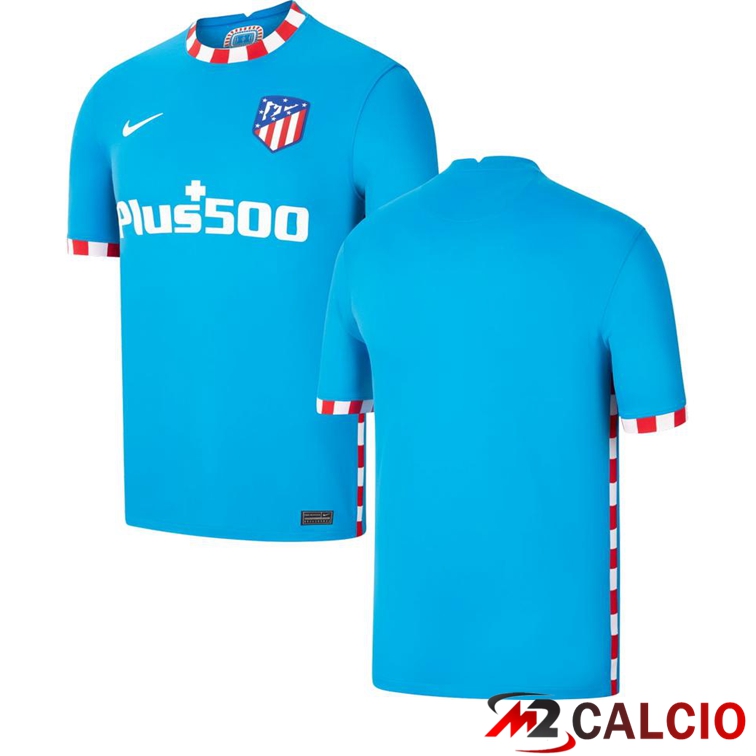 Maglie Calcio Atletico Madrid Terza Blu 2021/2022