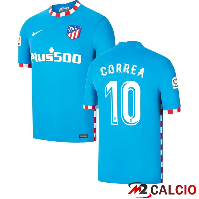 Maglia Atletico Madrid (CORREA 10) Terza Blu 2021/2022