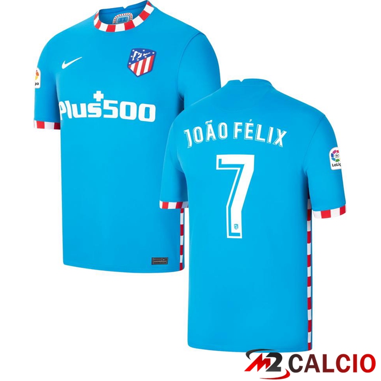 Maglia Atletico Madrid (JOAO FELIX 7) Terza Blu 2021/2022