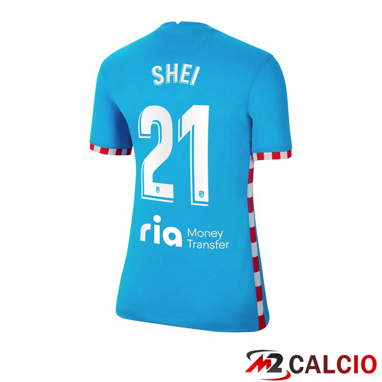Maglia Atletico Madrid (CARRASCO 21) Donna Terza Blu 2021/2022