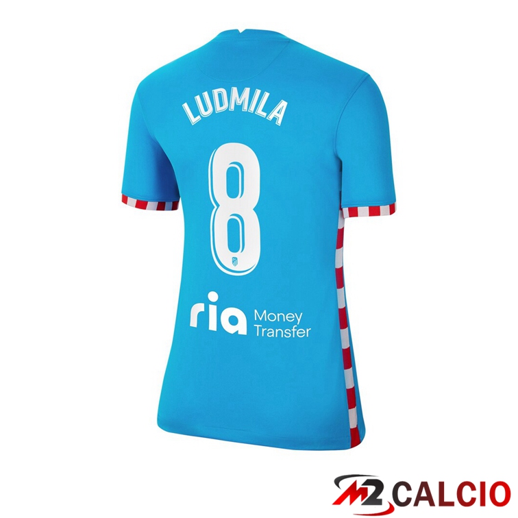 Maglia Atletico Madrid (GRIEZMANN 8) Donna Terza Blu 2021/2022