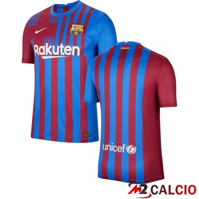 Maglie Calcio FC Barcellona Prima Rosso/Blu 2021/2022