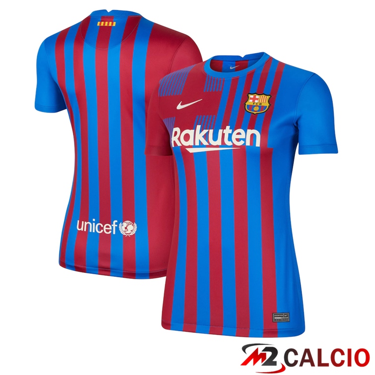 Maglie Calcio FC Barcellona Donna Prima Rosso/Blu 2021/2022