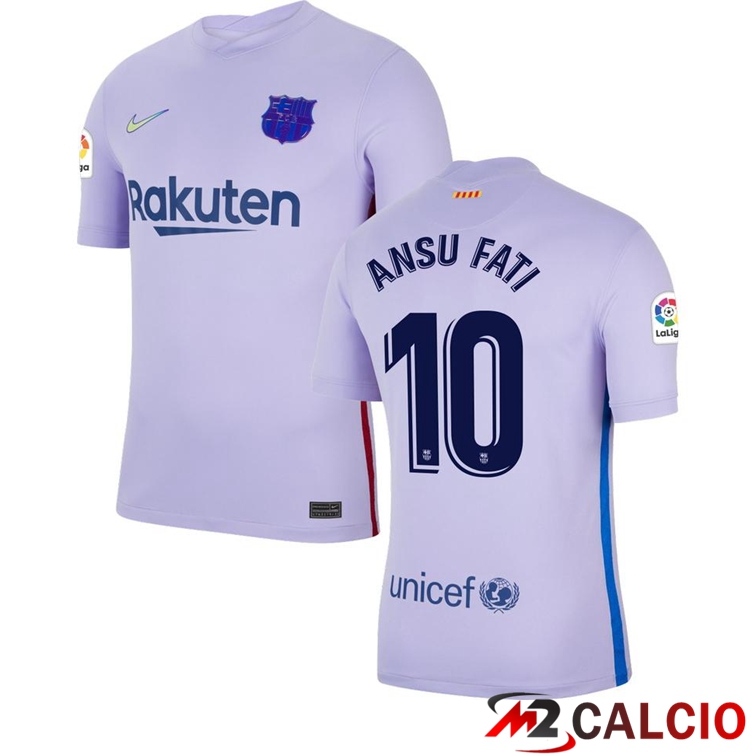 Maglia FC Barcellona (ANSU FATI 10) Seconda Viola 2021/2022